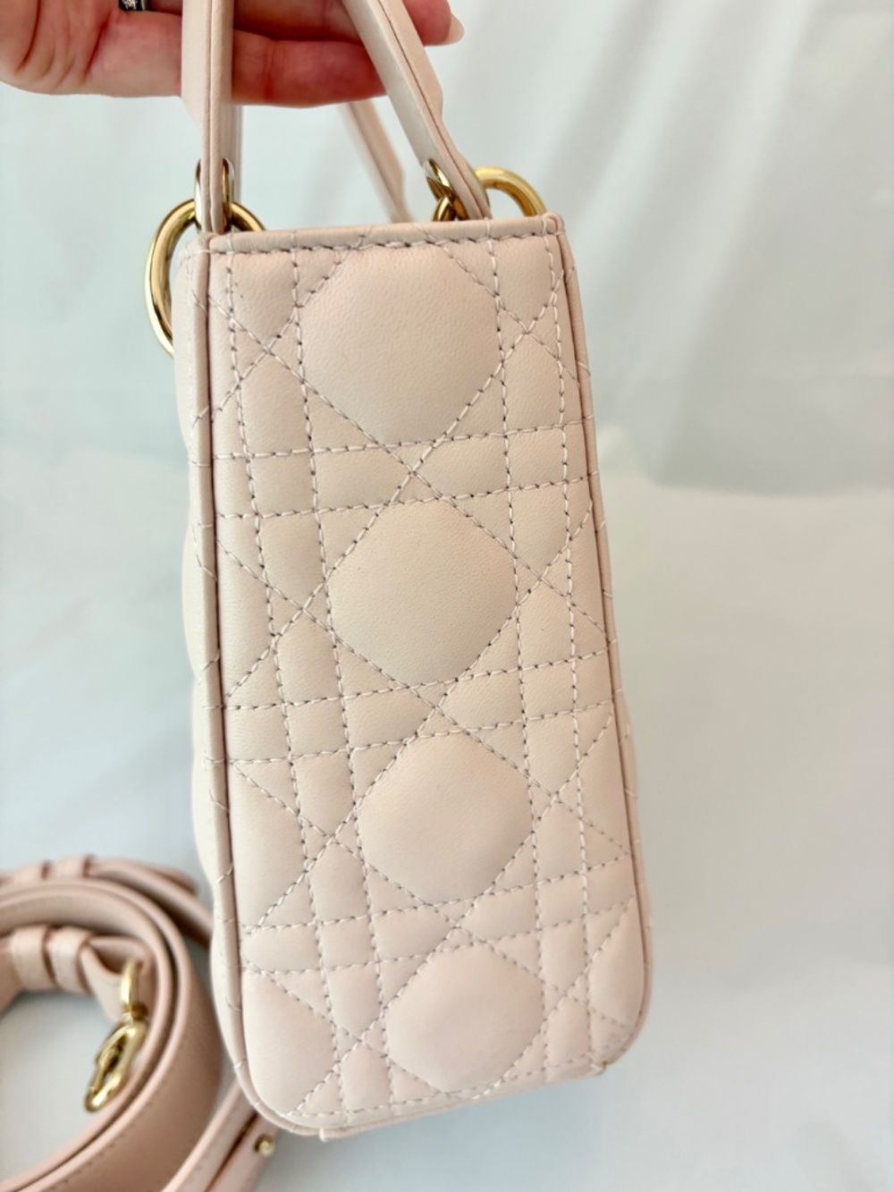 ABC Small Christian Dior Pink Lambskin Bag – Authentic Luxury Icon - Picture 8 of 17